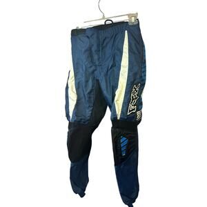 fox motocross blue black kids pants 180 racing youth size 12/14 (28)